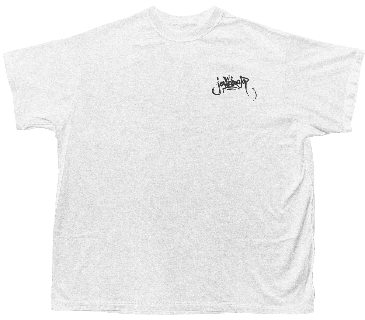 Camiseta Blanca Jaloner "Pangea, La Grieta"