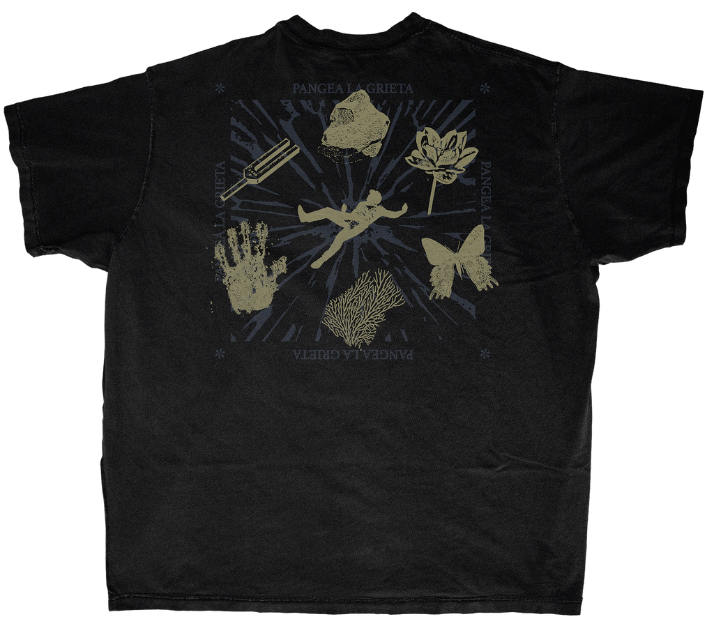 Camiseta Negra Jaloner "Pangea, La Grieta"