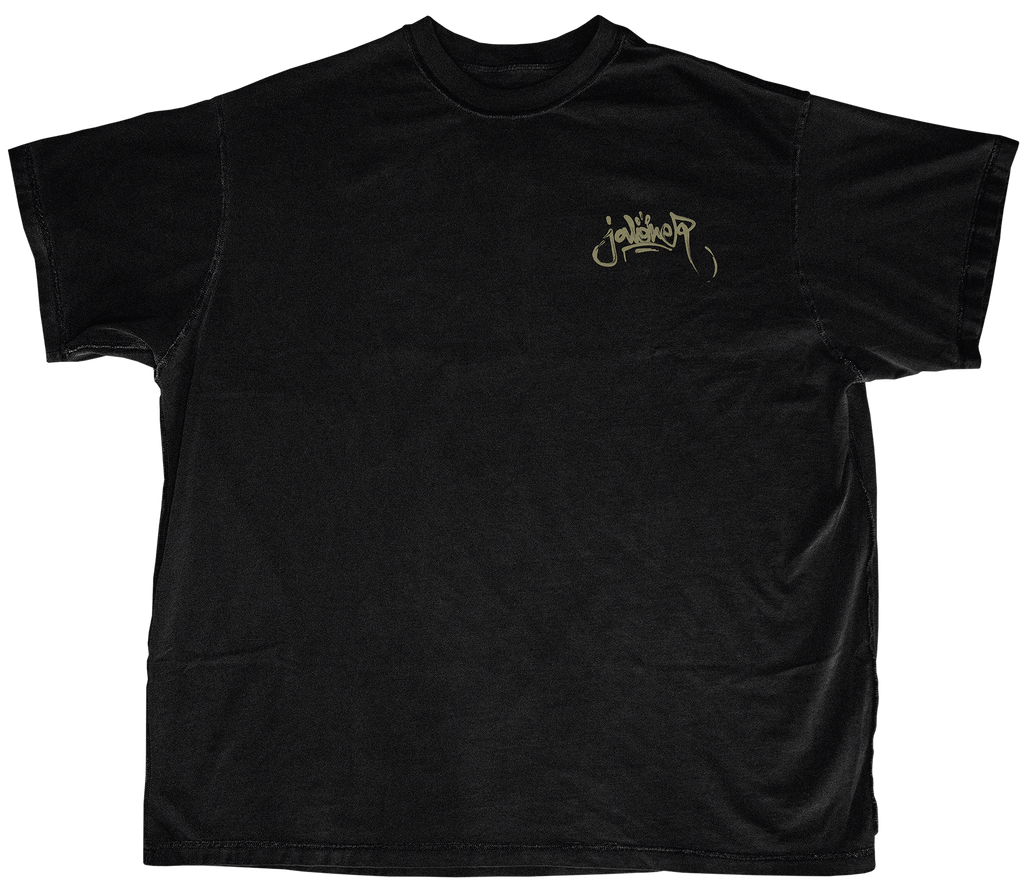 Camiseta Negra Jaloner "Pangea, La Grieta"