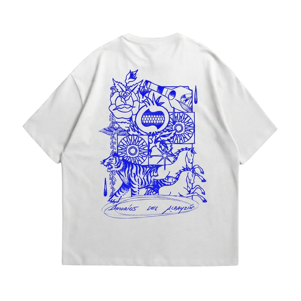 Camiseta Blanca Amoríos del Albayzín