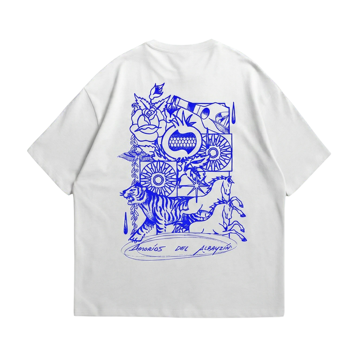 Camiseta Blanca Amoríos del Albayzín